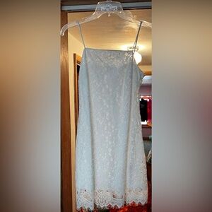 Elegant White Lace Dress